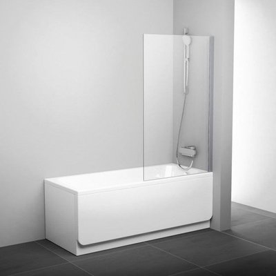 Шторка для ванни Ravak PVS1-80 Білий TRANSPARENT (79840100Z1) 00028951 фото