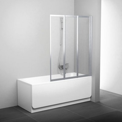 Шторка для ванни Ravak VS3 100 Білий TRANSPARENT (795P0100Z1) 00028921 фото